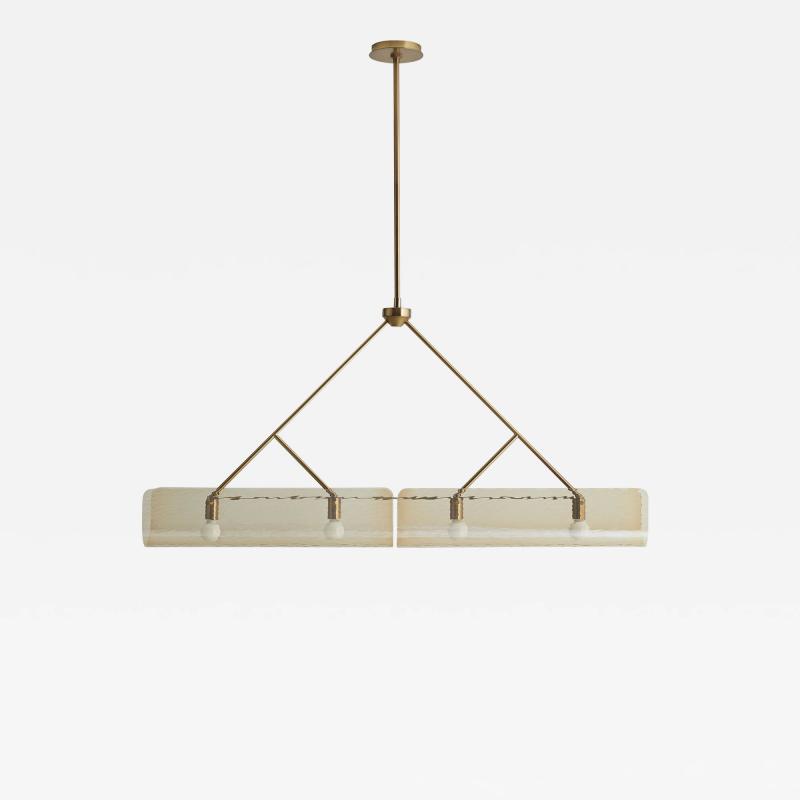  Workshop APD x Arteriors BEND LINEAR CHANDELIER