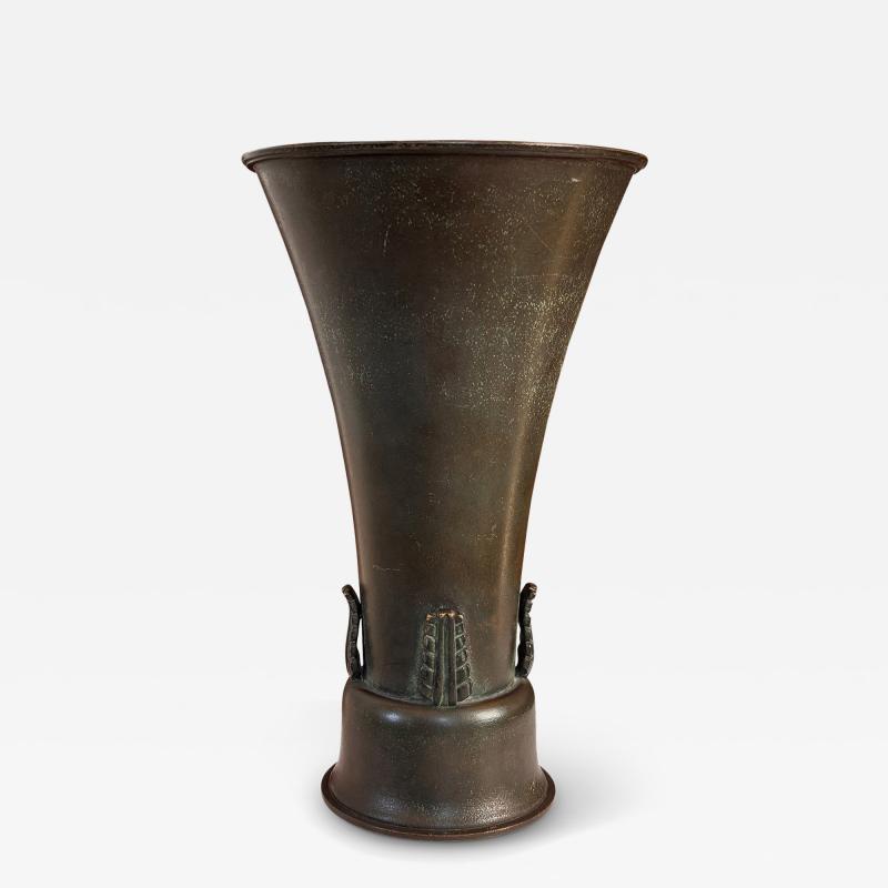  Ystad Metall Vase by Ystad Brons