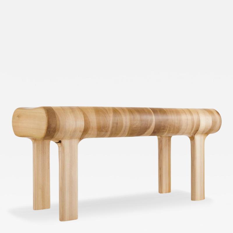  Zelonky Studios Contemporary Wood Laminated Bench