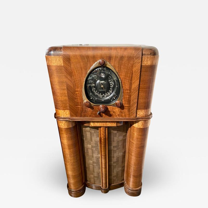  Zenith Electronics 1938 Zenith Model 12S265 Restored Bluetooth Radio Art Deco