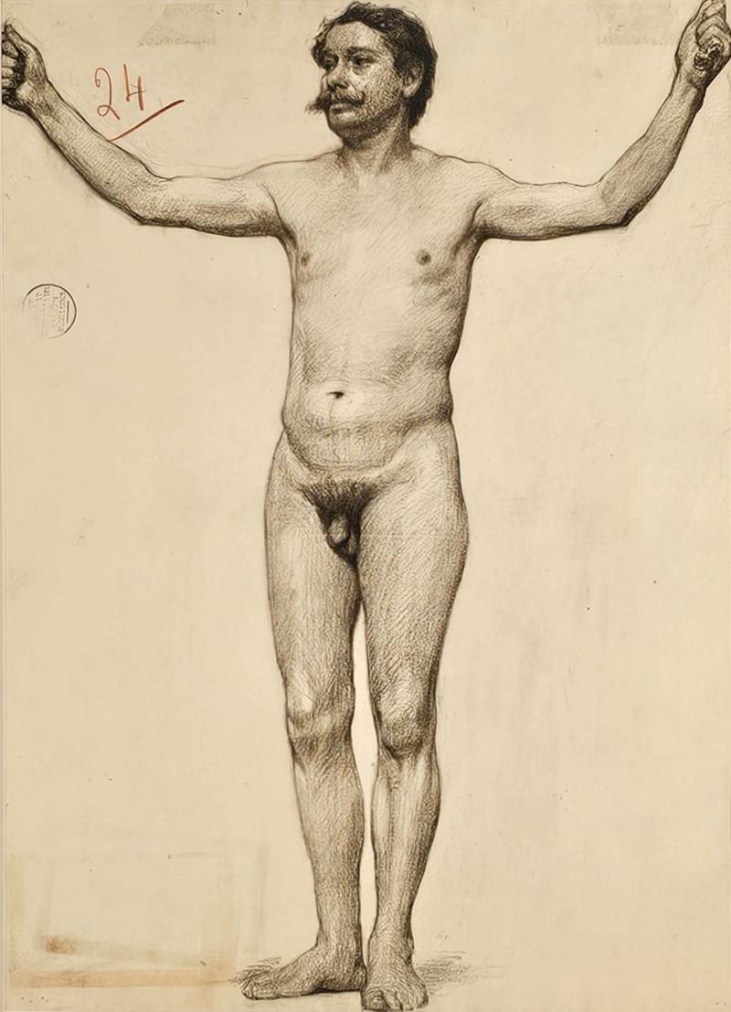  cole des Beaux Arts Academic Study France circa 1880