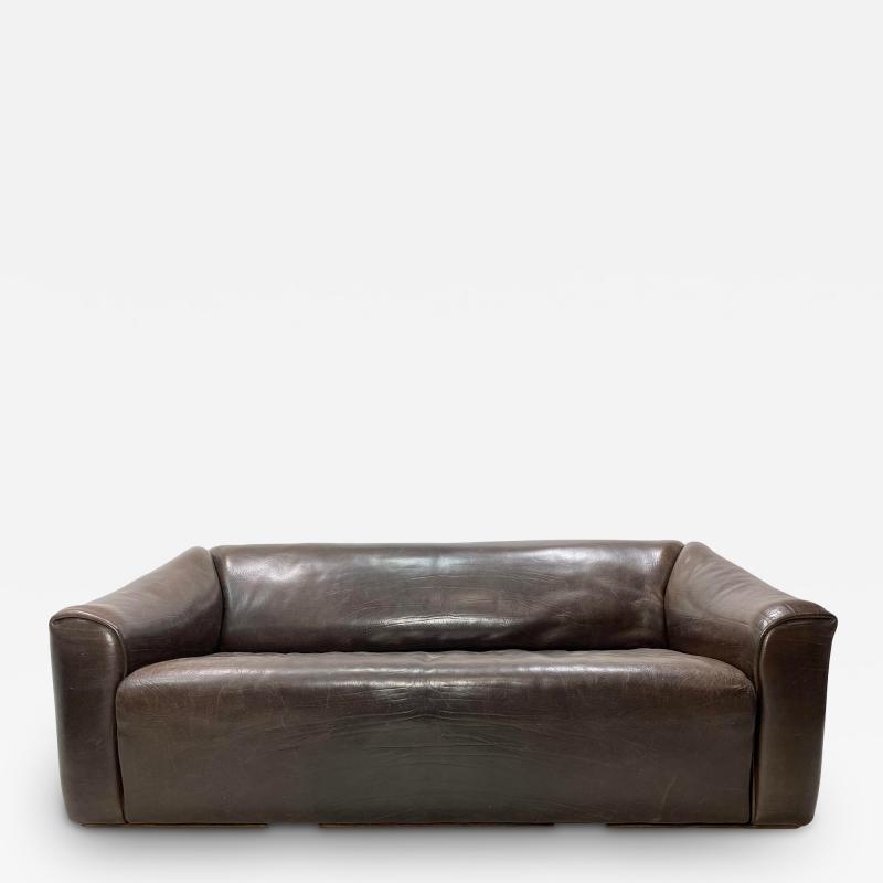  de Sede 1970s DS Leather Sofa by De Sede