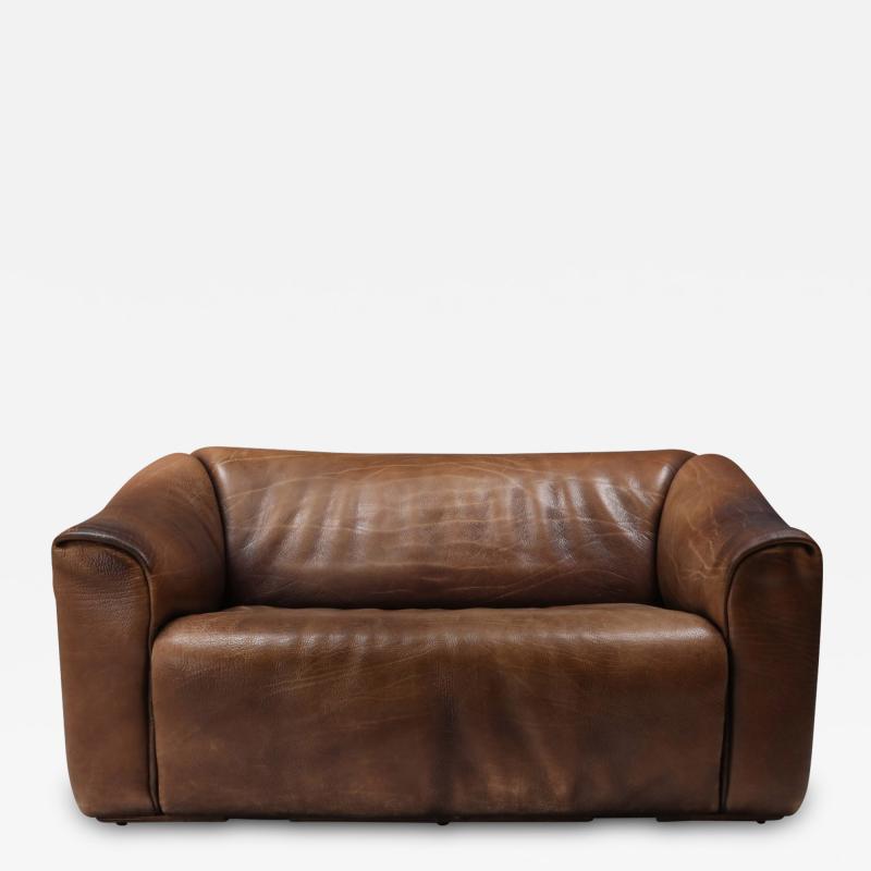  de Sede De Sede DS 47 Brown Leather Sofa 1970s