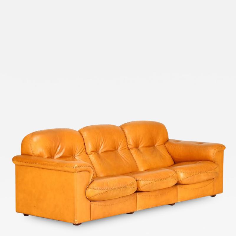  de Sede DeSede Leather Sofa