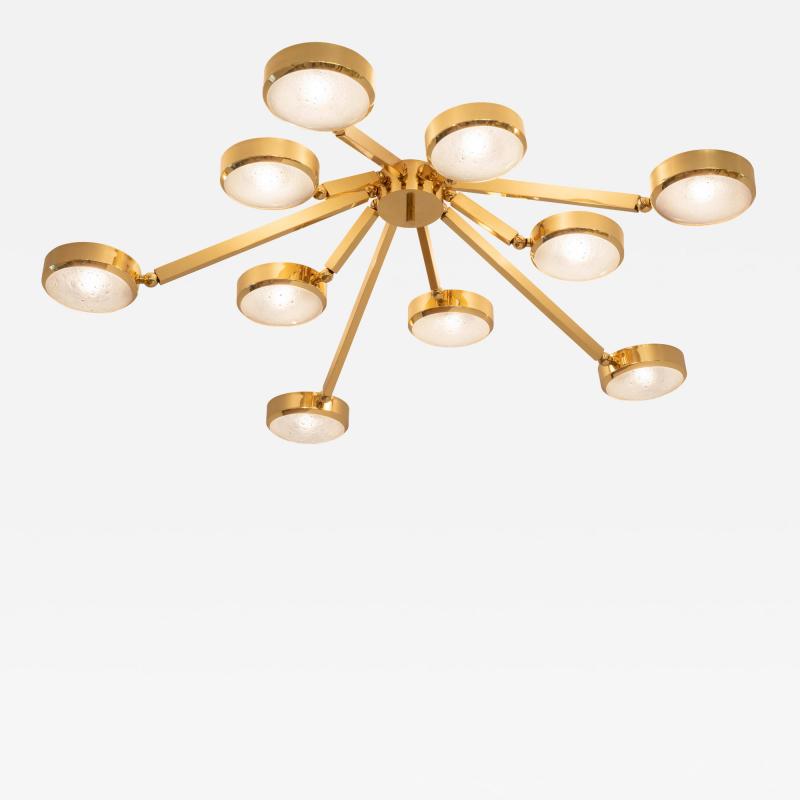  form A Oculus Articulating Ceiling Light Murano Glass Version