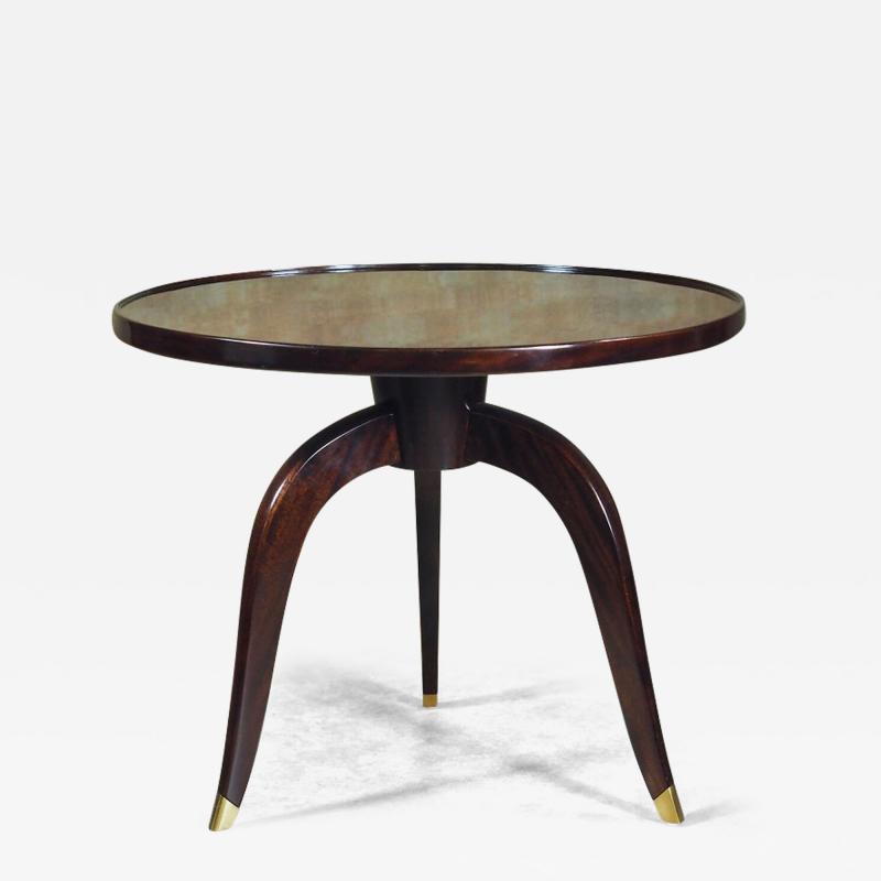  mile Jacques Ruhlmann Domi side table manner of Ruhlmann 