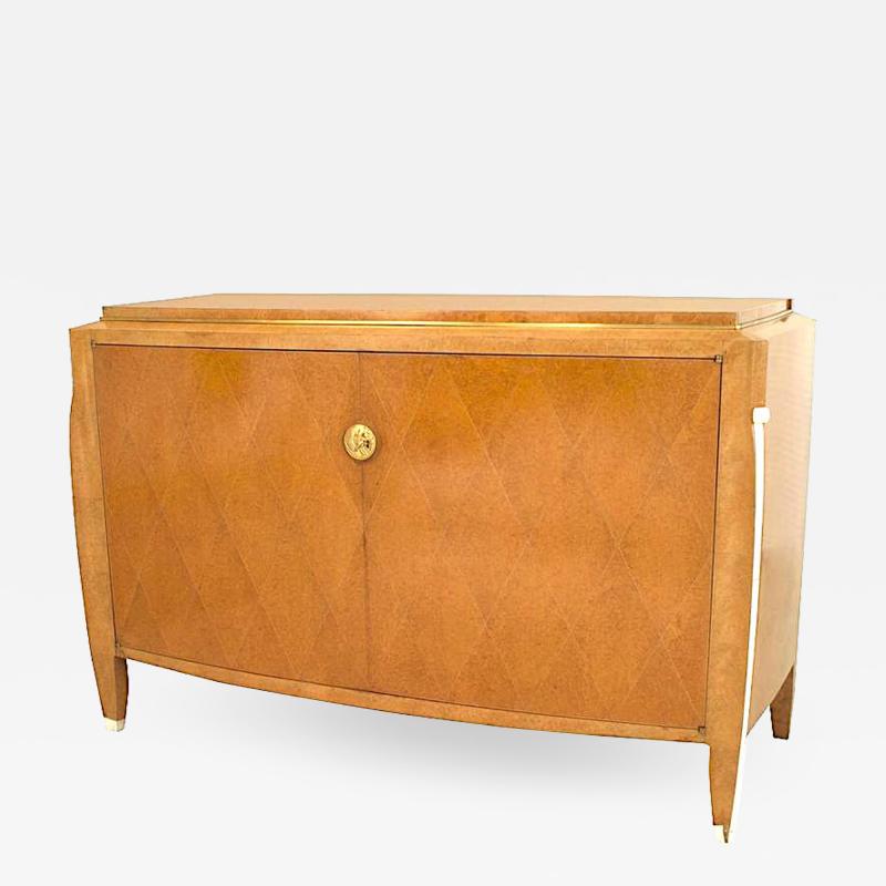  mile Jacques Ruhlmann Emile Jacques Ruhlmann French Art Deco Burled Amboyna Commode