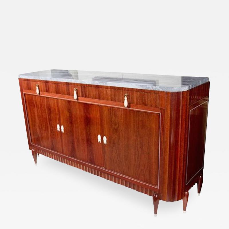  mile Jacques Ruhlmann Exceptional Art Deco Rosewood Buffet