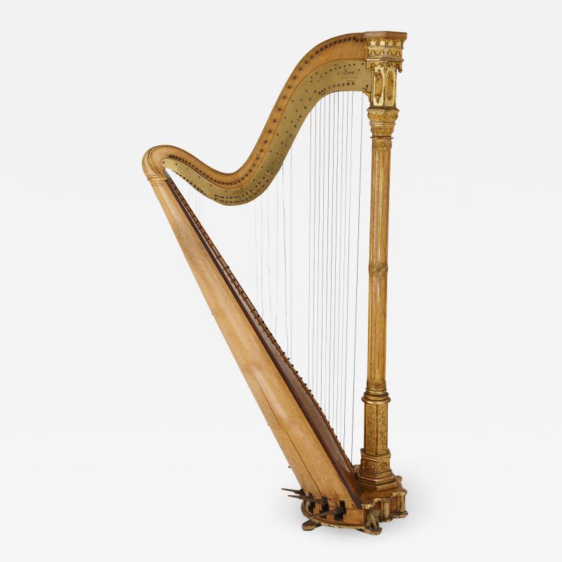  rard Antique Gothic Revival harp by Erard