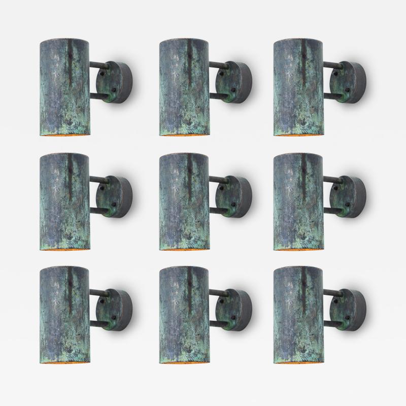  rsj Hans Agne Jakobsson C 627 110 Rulle Darkly Patinated Outdoor Sconce