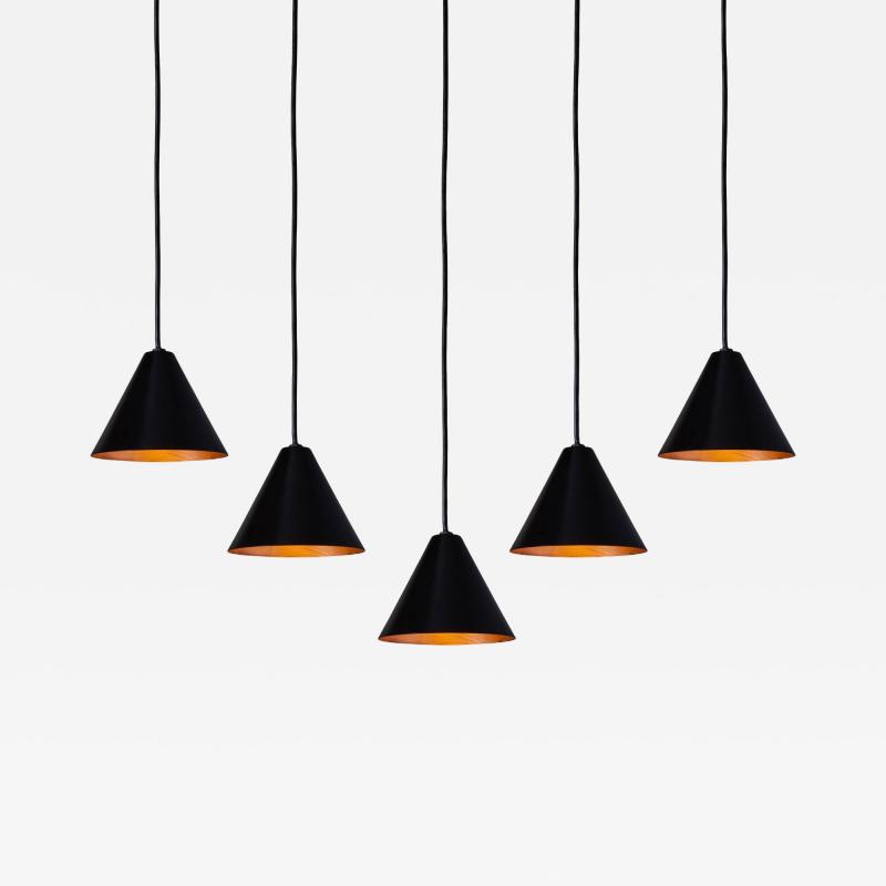  rsj Hans Agne Jakobsson Mini Tratten Outdoor Pendant in Black
