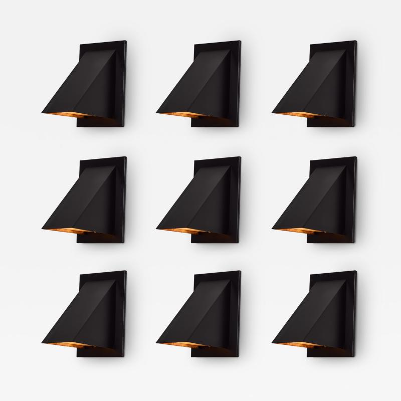  rsj Jonas Bohlin Oxid Wall Light for rsj in Black