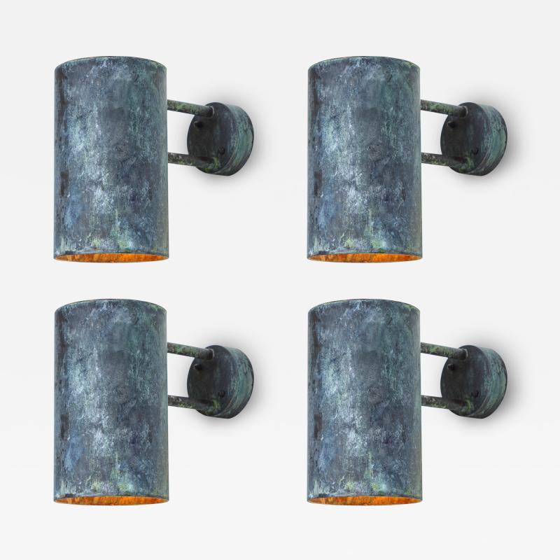  rsj Large Hans Agne Jakobsson C 627 Rulle Darkly Patinated Outdoor Sconce