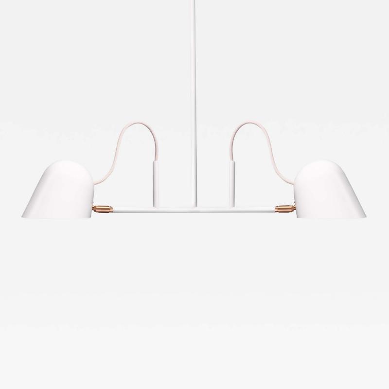  rsj Streck 2 Armed Ceiling Light by Joel Karlsson for rsj in Black