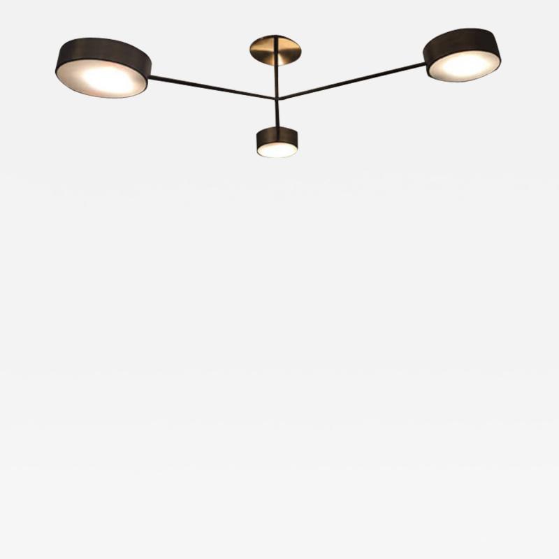  trans LUXE Stellar Three Arm Pendant