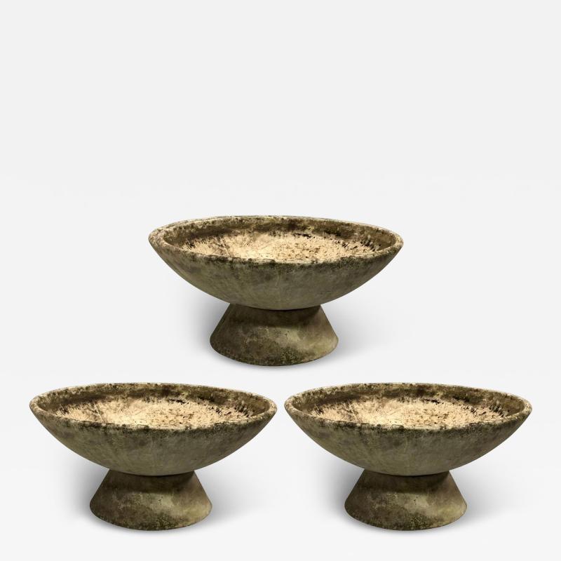 1 Large Mid Century Modern Fiber Concrete Architectural Planter by Willy Guhl