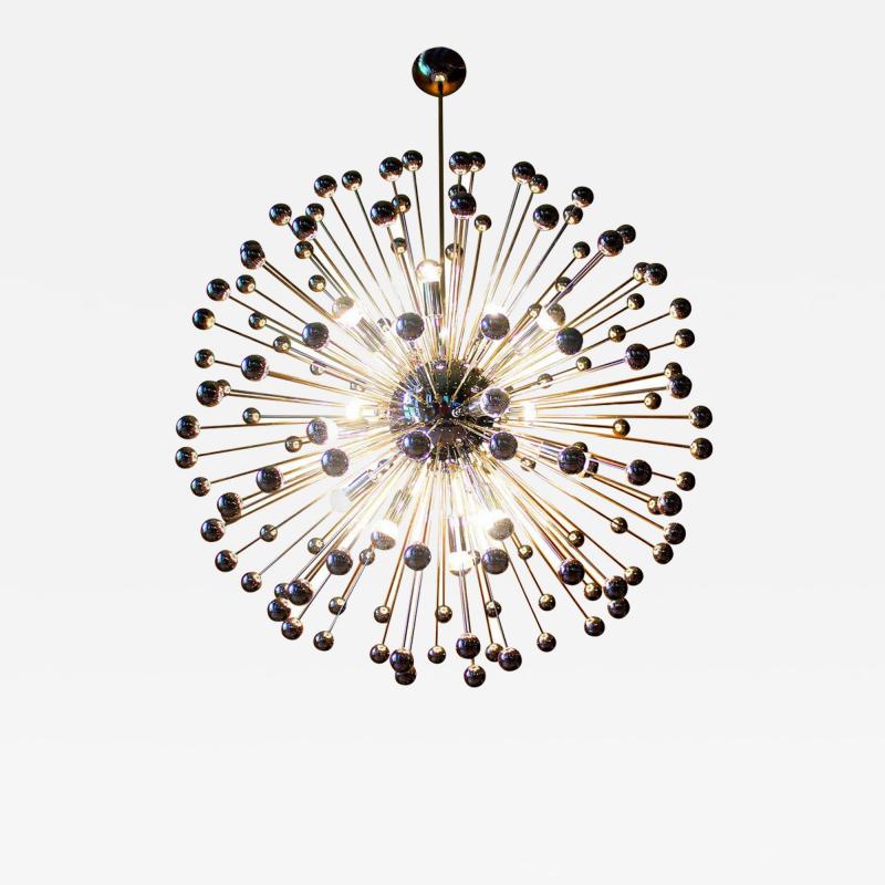 1 of 2 Grand Ballroom Concert Hall Chandelier Germany 1970s