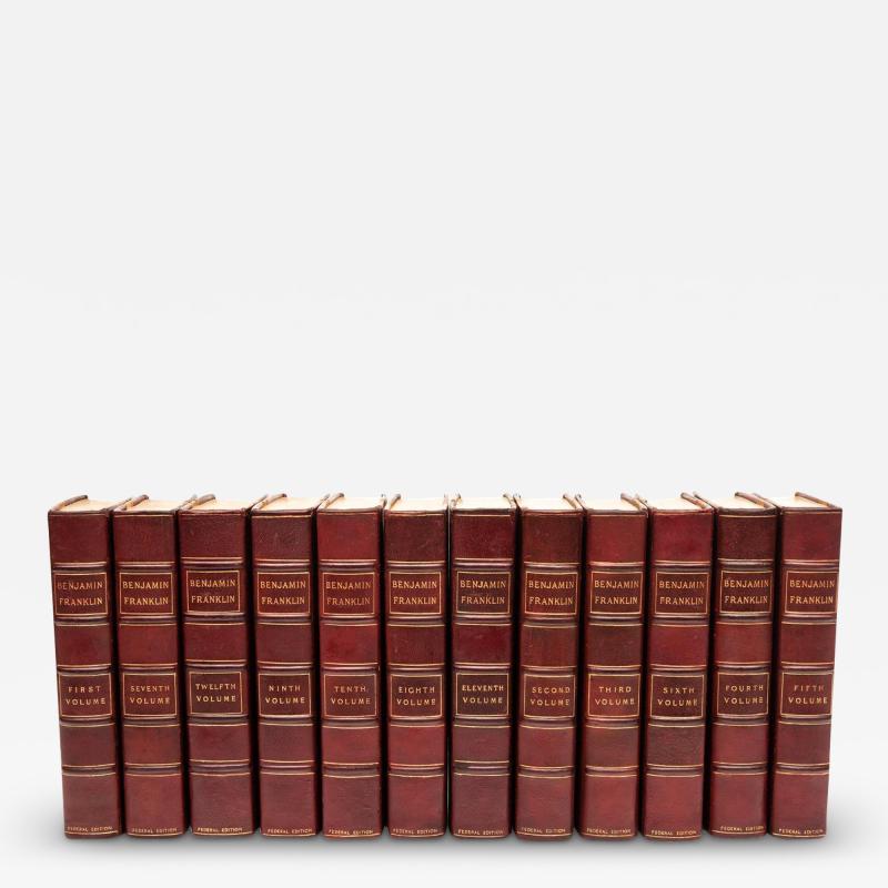 12 Volumes Benjamin Franklin The Works 