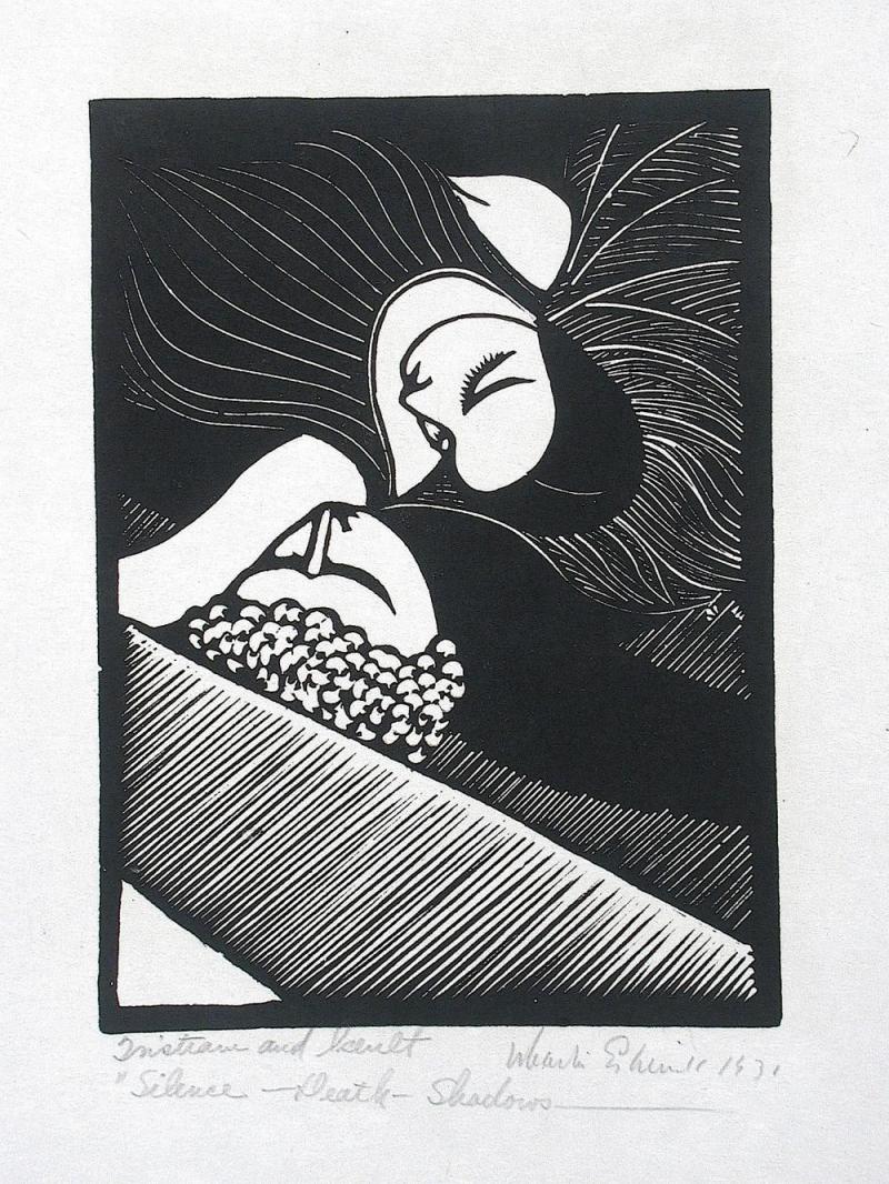 Wharton Esherick Tristram and Iseult Silence Death Shadows 1931