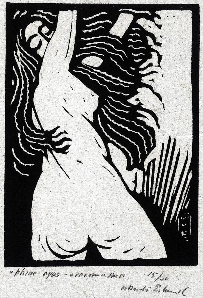 Wharton Esherick Song of Solomon Thine Eyes Overcome Me 1927