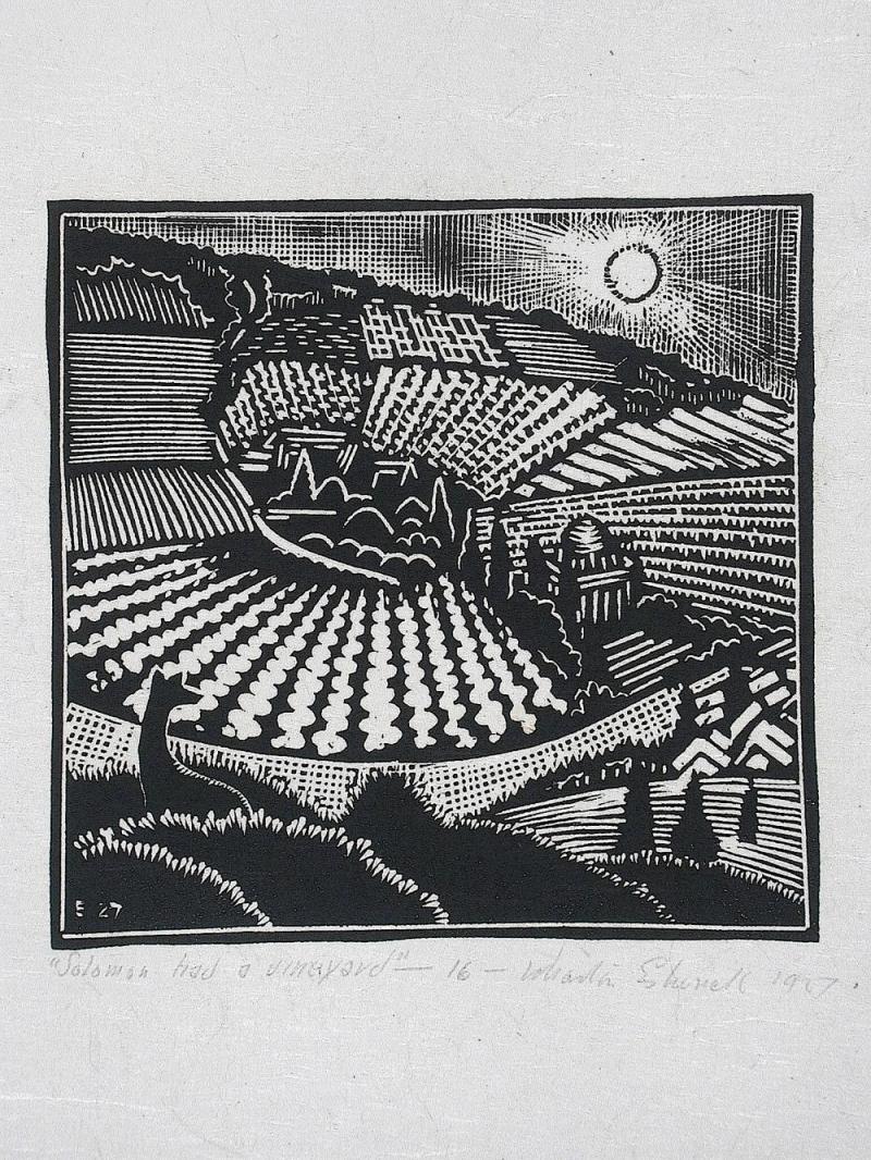 Wharton Esherick Song of Solomon Solomon Had a Vineyard 1927