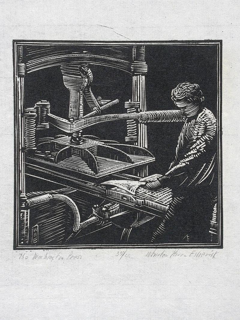 Wharton Esherick The Washington Press 1924
