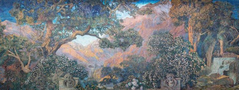 Hinds House Window, 1900 Painting by Louis Comfort Tiffany - Fine