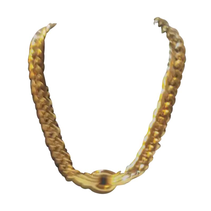 17 Givenchy Cuban Link Gold Tone Necklace