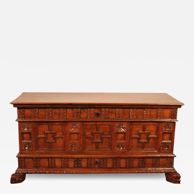 17th Century Catalan Walnut Chest