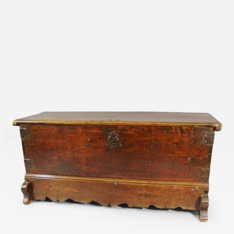 17th century Continental walnut cassone