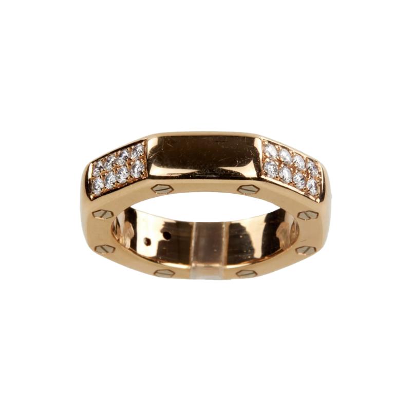 18 Carat Gold And Diamond Ring