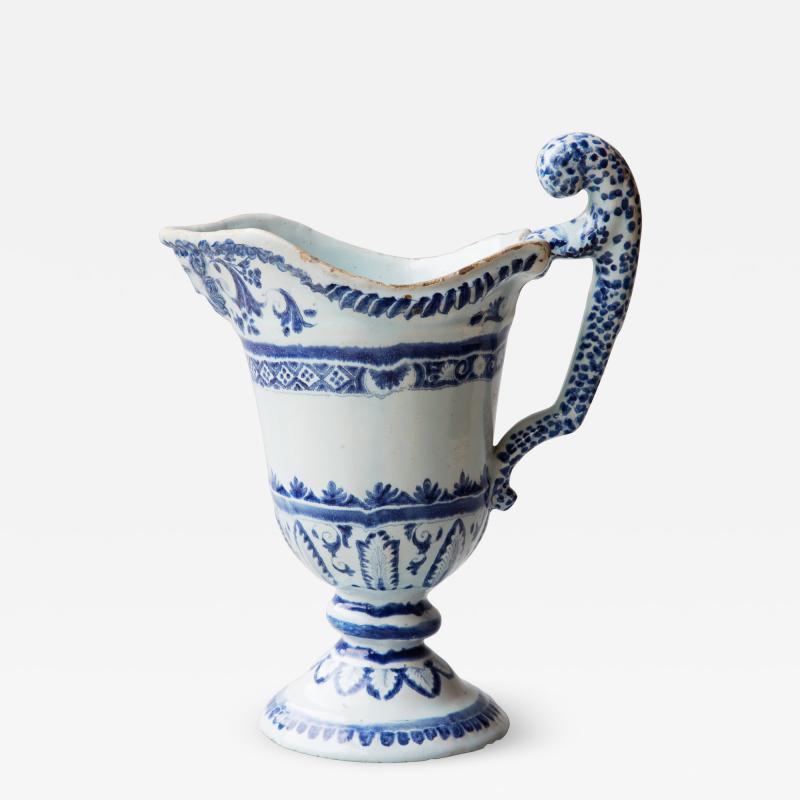 18TH CENTURY FAIENCE HANAP OR DRINKING JUG