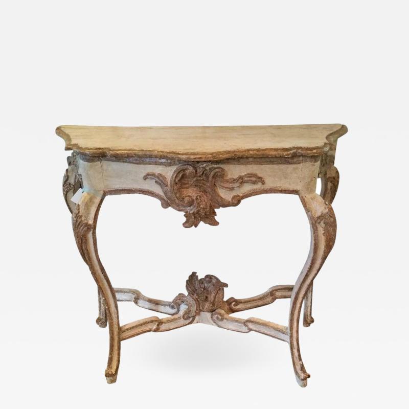 18TH CENTURY ROCOCO ITALIAN CONSOLE