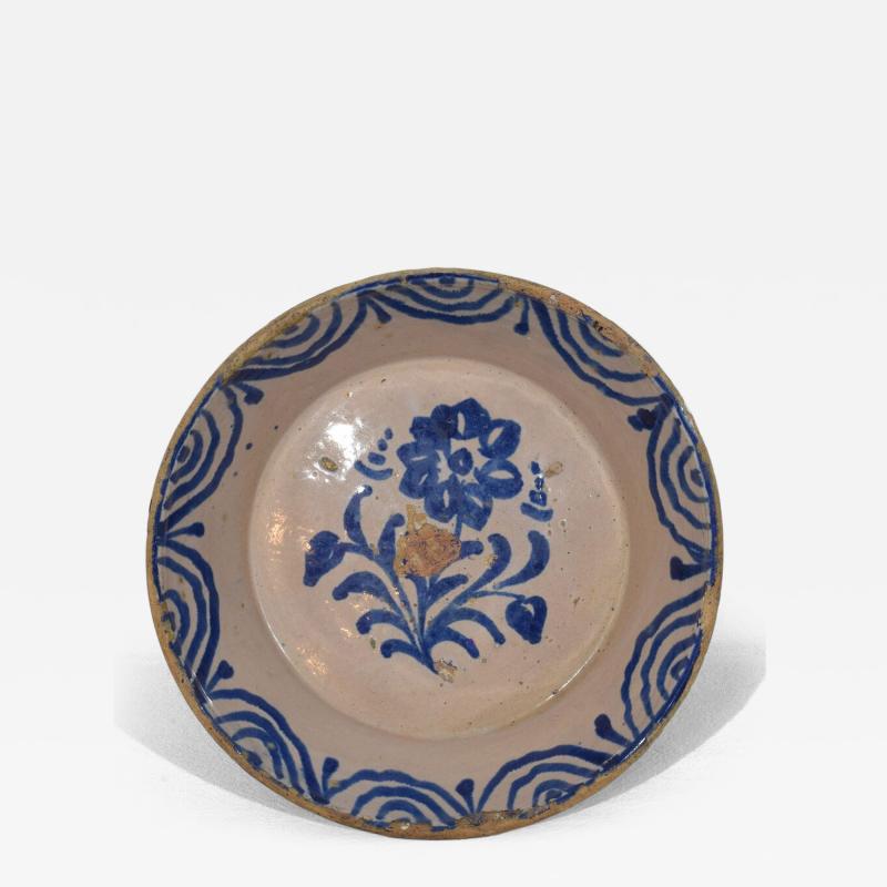 18th 19th Century Spanish Glazed Terracotta Bowl