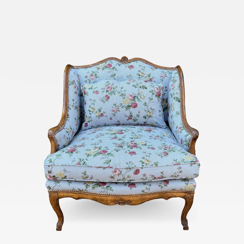 18th C Style French Country Marquis Bergere Chair