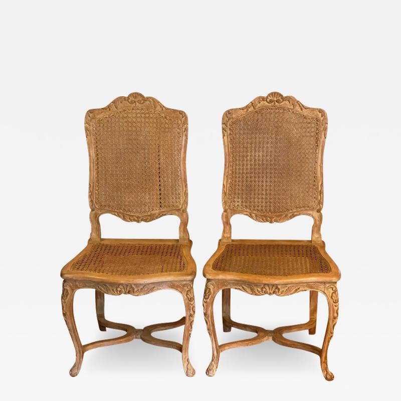18th C Style Gustavian Swedish Empire Cane Chairs
