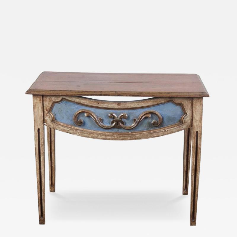 18th C Style Italian Neoclassical Painted Side Table