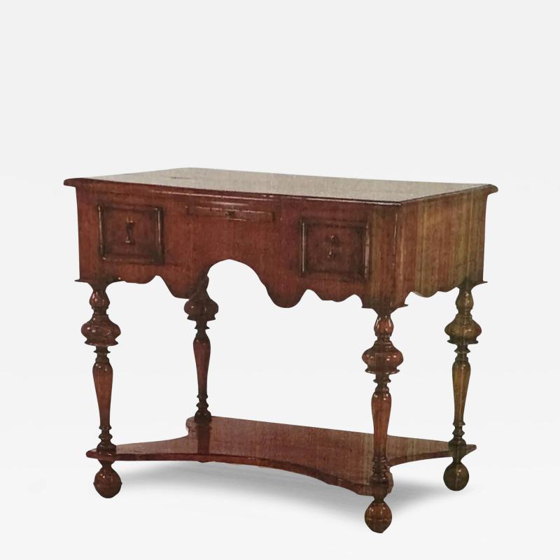 18th C Style William Mary Fruitwood Side End Table Nightstand