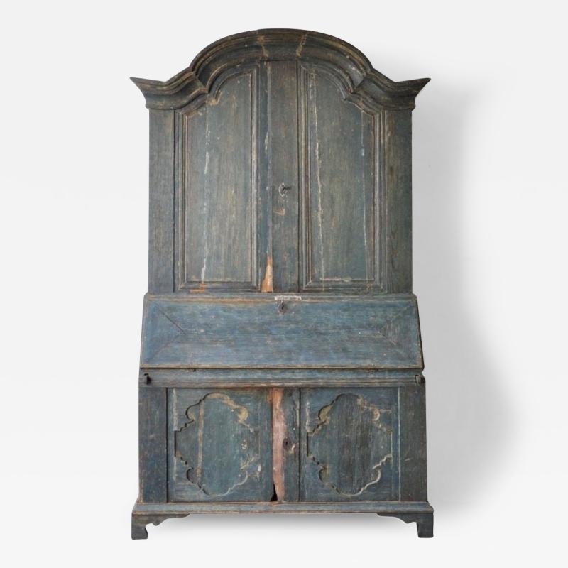 18th C Swedish Rococo Secretary