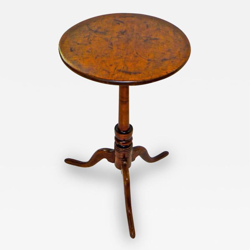 18th Century American Queen Anne Candle Stand Circa 1775