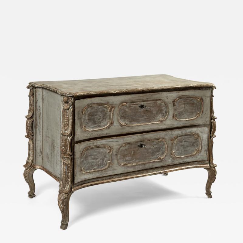 18th Century Baroque Painted Chest of Drawers Southern Germany