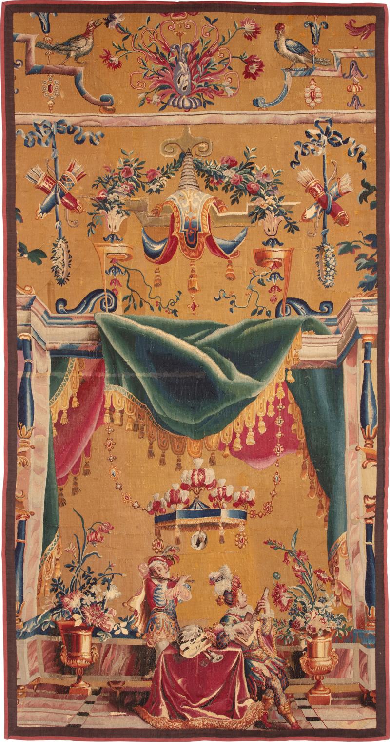 18th Century Beauvais Tapestry Design after Jean Berain