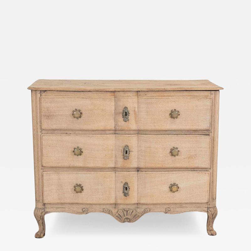 18th Century Chest Of Drawers From Namur In Natural Oak
