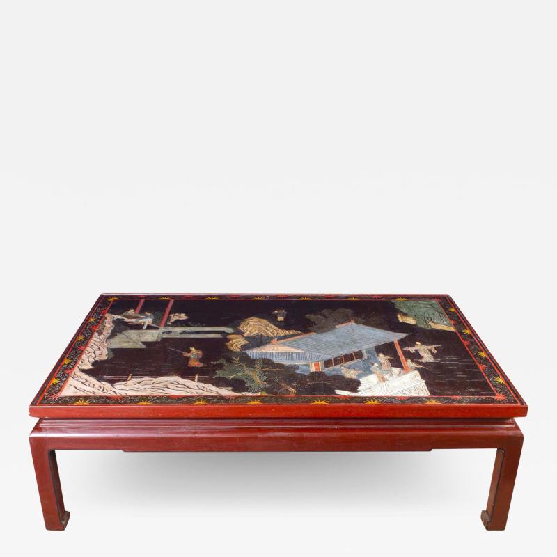 18th Century Coromandel Screen Large Chinese Coffee Table