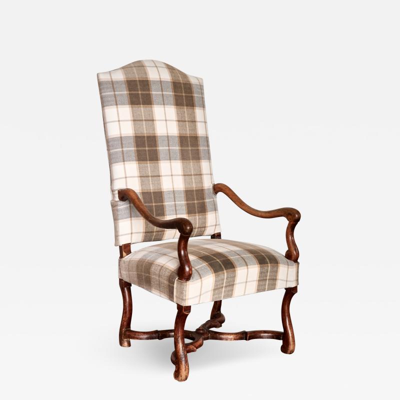 18th Century French Os de Mouton Armchair