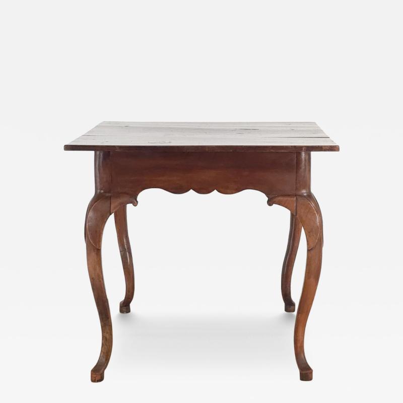 18th Century Fruitwood Table Possibly American
