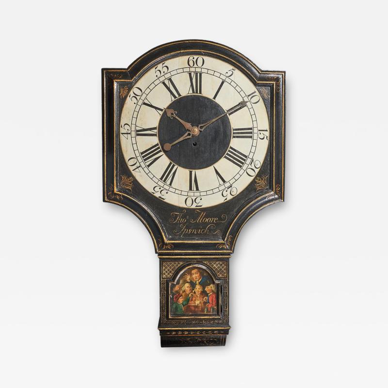 18th Century George II Tavern or Act of Parliament Clock Circa 1740