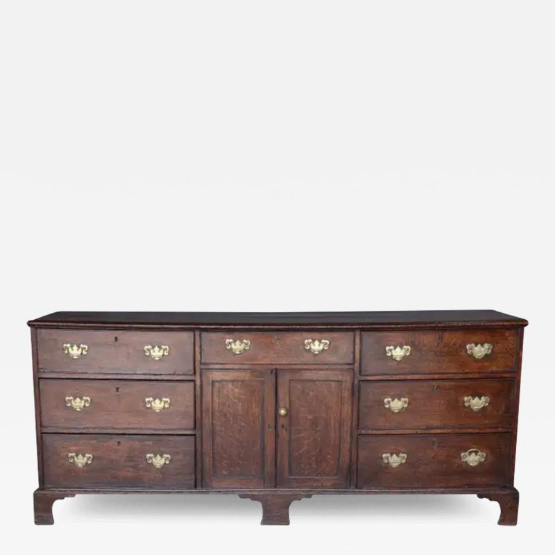 18th Century George III Oak Dresser Base