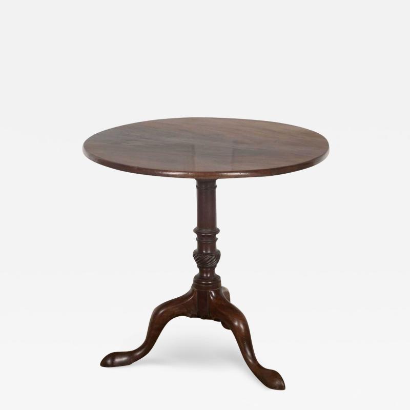 18th Century Georgian Mahogany Tripod Table