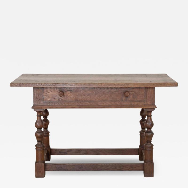 18th Century Italian Elm Console Table